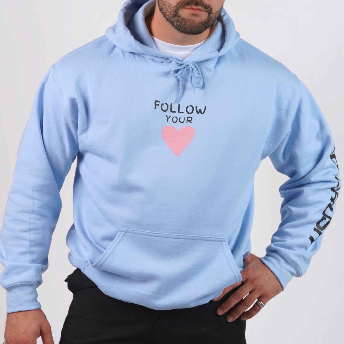 Hoodie Bleu - Follow Your Heart