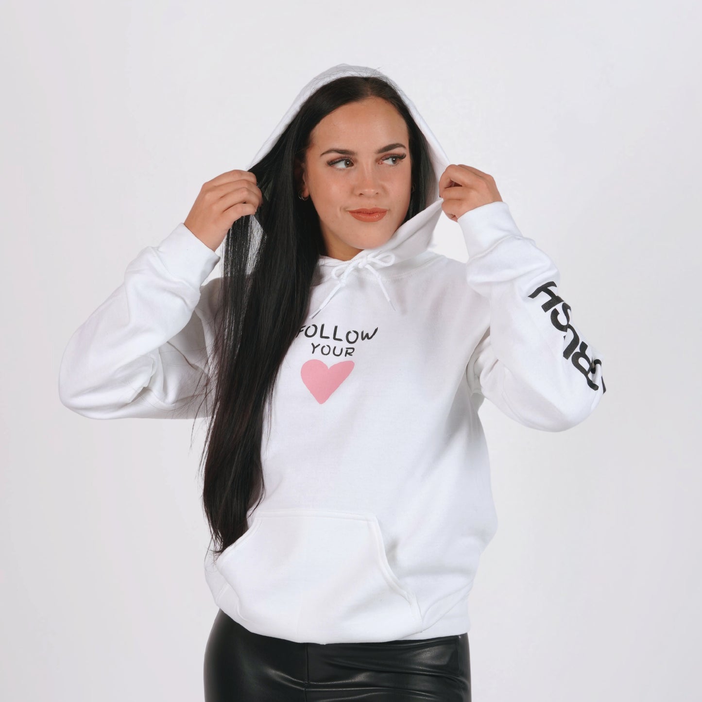 Hoodie Blanc - Follow Your Heart